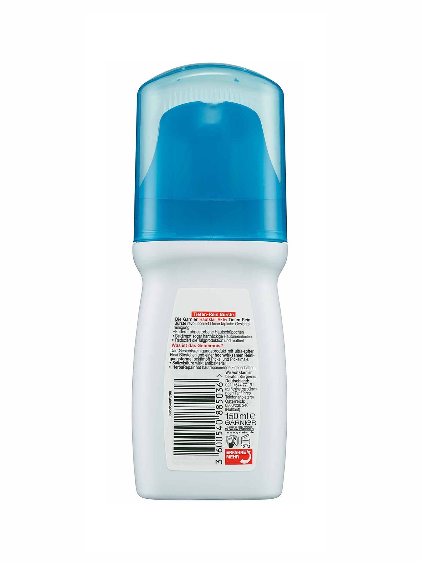 Tiefen-Rein-Buerste-Hautklar-Aktiv-150ml-Rueckseite-Garnier-Deutschland-gr